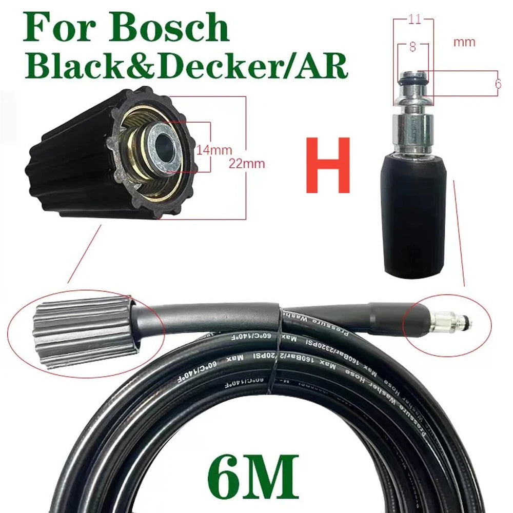 Pressure Washer Spray Gun Car Washer Jet Water Gun Nozzle for AR Blue Clean Black Decker Bosch Michelin Makita Pressure Washer
