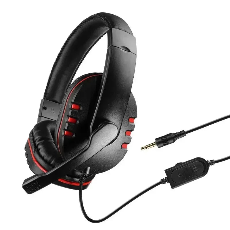3.5mm Headphones Wired Gaming Headset Earphones