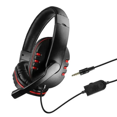 3.5mm Headphones Wired Gaming Headset Earphones