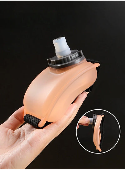 200ml Running Water Bottle – Wrist-Mounted Hydration for Gym, Cycling & Marathon