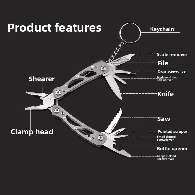 Multifunctional Pliers Mini Tool Pliers Folding Pliers Multi-purpose Pliers Multi-knife Pliers