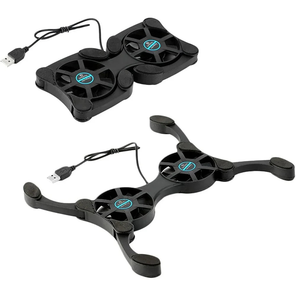 Cooler Stand Laptop Cooler Low Noise Cooling Portable Ultra Slim Gaming Laptop Cooling Pad Prevent Overheatin for 13inch Laptop