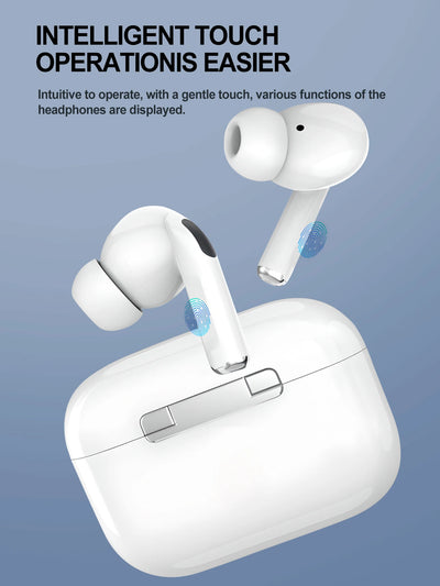 Wireless Headphones - for sports. Stereo sound, high-fidelity stereo music and microphone. Low-latency headphones.