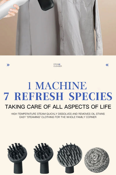 Steam Cleaner High Temperature Household Sterilization for Air Conditioner,Sofa,Kitchen Hood Car Handheld Steam Cleaner EU Plug