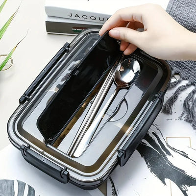 Easy-Clean Bento Container For Students & Office Workers