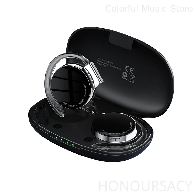 Open Ear Headphones TWS Noise Cancelling Headphones Bluetooth Earpiece Bluetooth Headset Runnning Headphones Workout Headphones