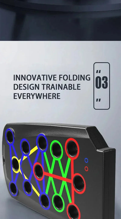Portable multi-functional push-up board