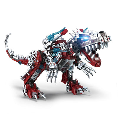 2025 New Dinosaur Toy Boys Assemble Building Blocks Puzzle Mech Model Tyrannosaurus Rex Christmas and New Year Gift
