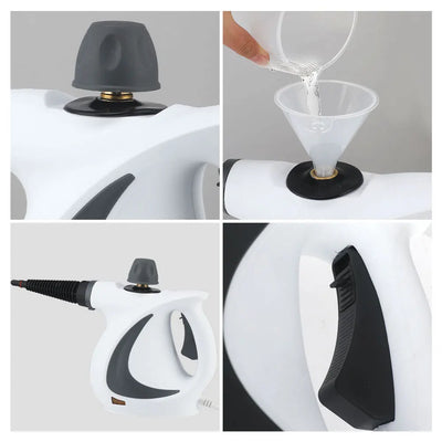 High-Pressure Steam Cleaner for Kitchen & Air Conditioner | 1050W Oil & Grease Removal, Disinfection, Home Use