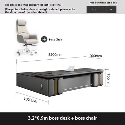 Bedroom Luxury Modern Boss Office Desk