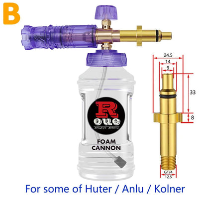 Pressure Washer  Snow Foam Lance Foam Nozzle Car Wash Foam Maker for parkside Karcher Elitech Bort AR Bosch Pressure Washer