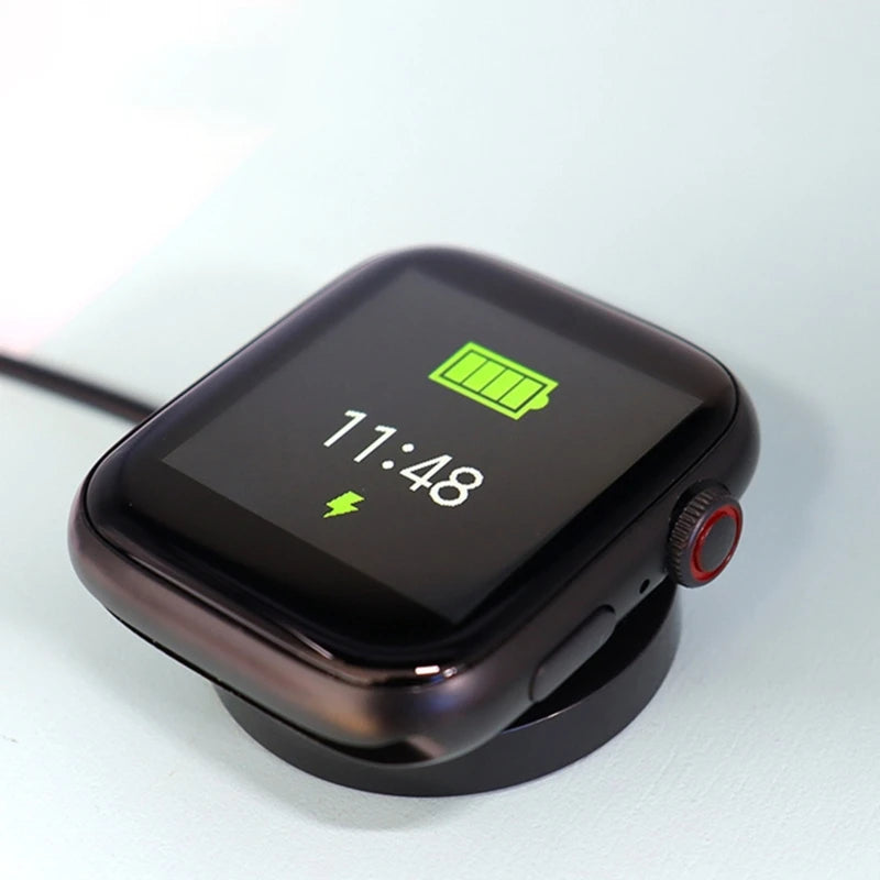 Smart watch Power Adapter Charger Cradle USB Fast Charging Cable for T55/ T55+Pro /T500 Pro /T500 Plus /T500 Smartwatch