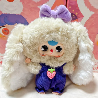 Genuine 2025 In Stock Blind Box Toy Baby Three Second-Generation Macaron Little Rabbit V2 Cute Pendant Ornaments Toys Girl Gifts