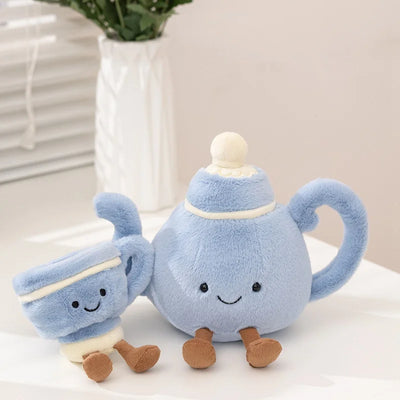 2025 Kawaii Jellycat afternoon tea series plush toy doll cartoon anime cute children's birthday gift fun doll