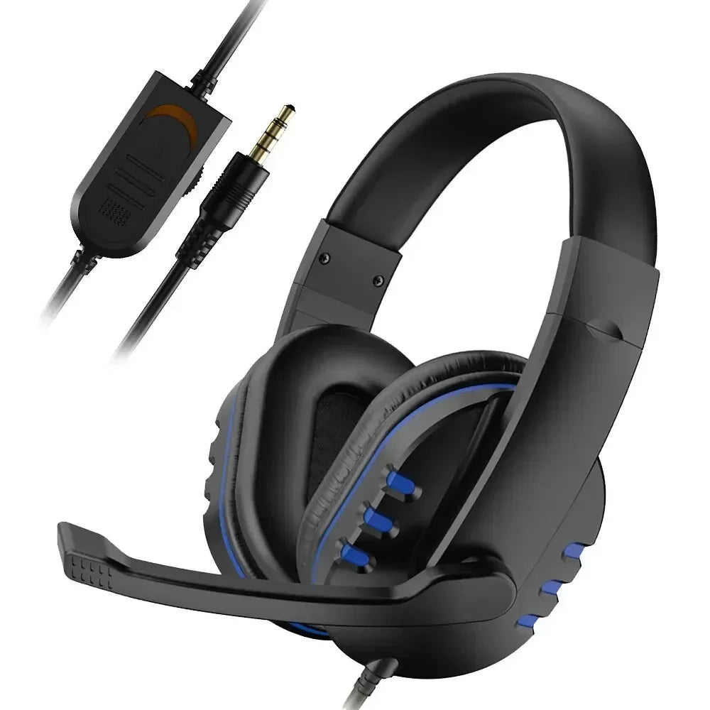 3.5mm Headphones Wired Gaming Headset Earphones