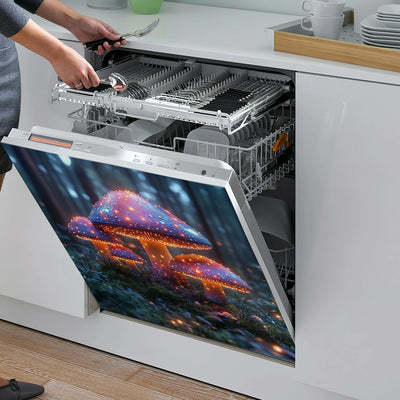 Easy-Clean Magnetic Dishwasher Door Cover - No Glue Needed, Perfect for Kitchen Decor & Stainless Steel Panels, 23.03x25.59 inch
