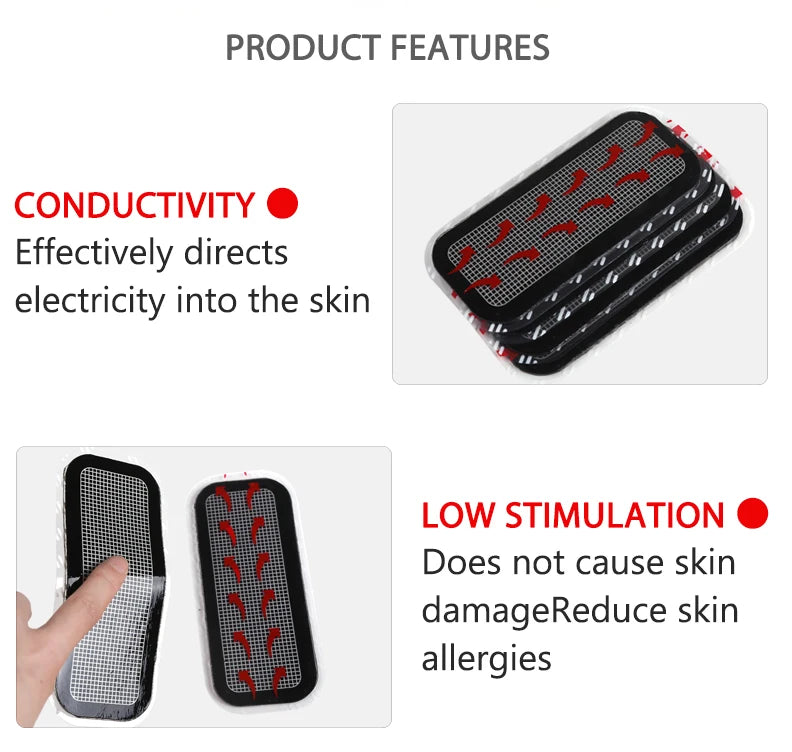 Hydrogel Fitness Pads - Replacement Gel Stickers for Ab Trainers