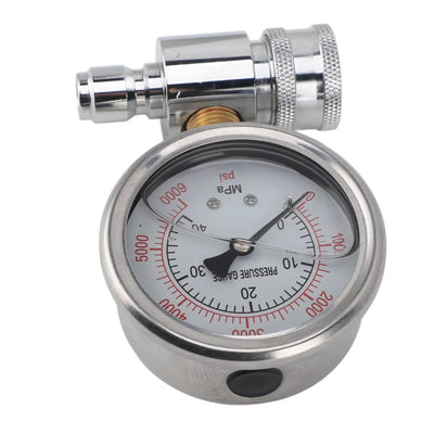 Pressure Washer Parts Accessories Pressure Washer Gauge 6000psi High Pressure 3/8in Quick Connect Parts Accessories
