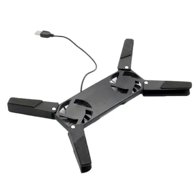 1PCS Air-cooling Laptop Cooler Laptop Cooling Pad USB Powered Cooling Dock Bracket Stand Dual Fan for PC Fan Gaming Accessory