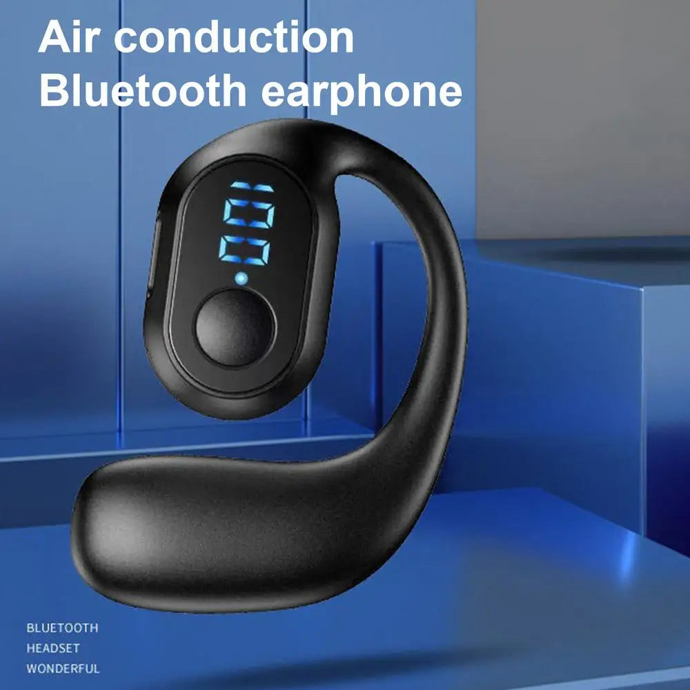 Handsfree Earpiece BT 5.3 Sweat Resistant Wireless Sport Headphones Ipx5 Waterproof Noise Reduction For Sport Running Workout
