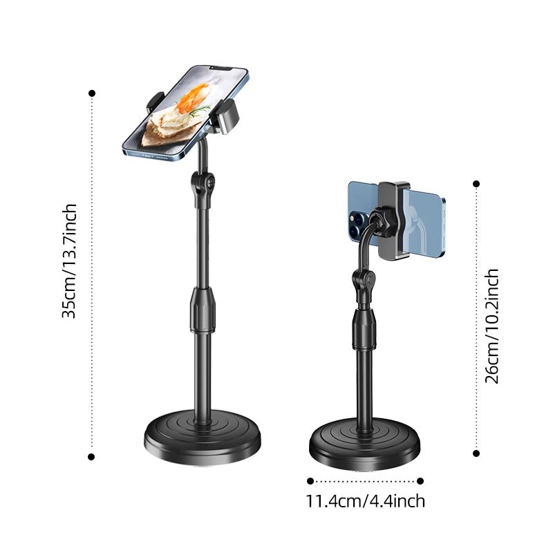 Desktop Tripod for Phone Smartphone Iphone with Phone Holder Stand Bracket Tripe for Mobile Telefoon Statief Stand Table
