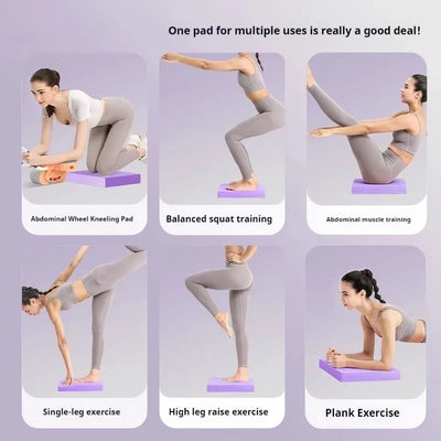 Non-Slip Foam Large Yoga Mat Pilates Equipment Accessories Home Gym Gymnastics Bodybuilding Mat Core Balance Strength Training