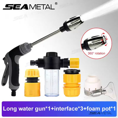 Pressure Washer Waterblitz High Pressure Turbowasher Water Blitz Pressure Washer Gun with 360° Rotating Hose for Garden Car Wash