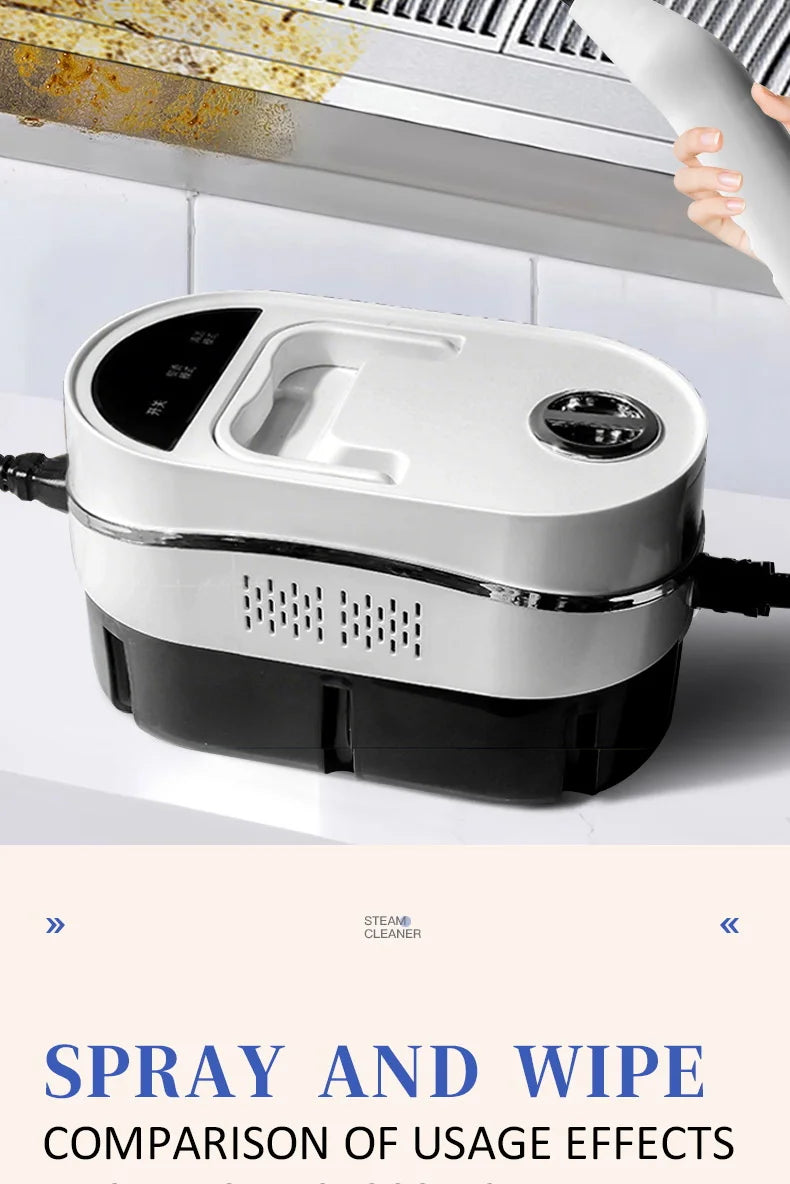Steam Cleaner High Temperature Household Sterilization for Air Conditioner,Sofa,Kitchen Hood Car Handheld Steam Cleaner EU Plug