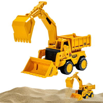2025 Cartoon Funny Friction Powered Toy Cars Push And Vehicles, Engineering Car Military Car Fire Truck Truck Toys Boys Gift