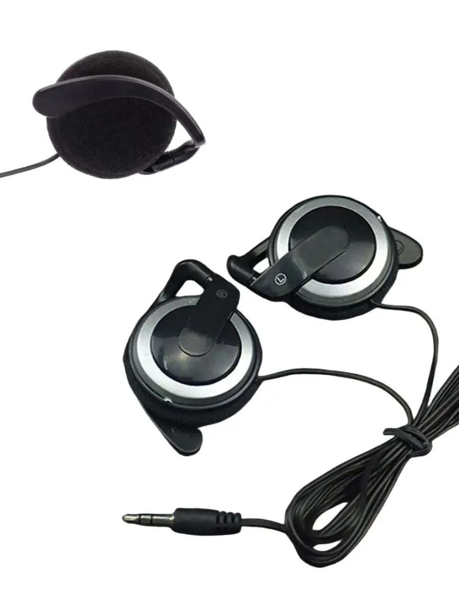 Wired Sports Earphones 3.5mm Sweatproof Stereo Headphones for Running Gym Workout, Gaming Headset