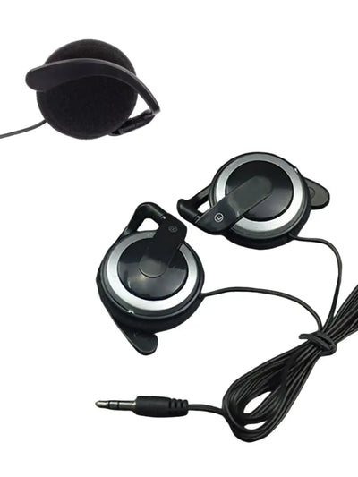 Wired Sports Earphones 3.5mm Sweatproof Stereo Headphones for Running Gym Workout, Gaming Headset