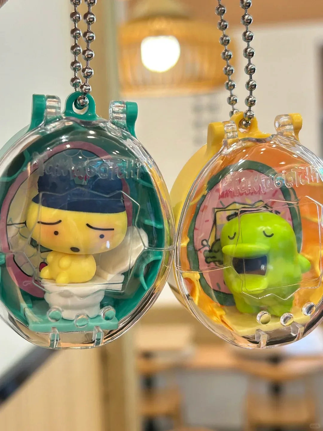 Bandai Tamagotchi Spare Time Series2  Pooptime Pendant  Bean Mr.Koigari Doll Box Toy Collectible Anime Game Figurine