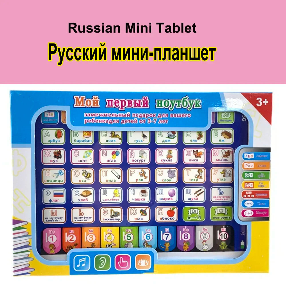 Learning Machine Tablet Interactive Play Pad Kids Language Learning Toy Laptop Pad Learning Educational Toys for Children Gift