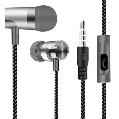 3.5mm Wired In-Ear Headphones with Ergonomic Design,