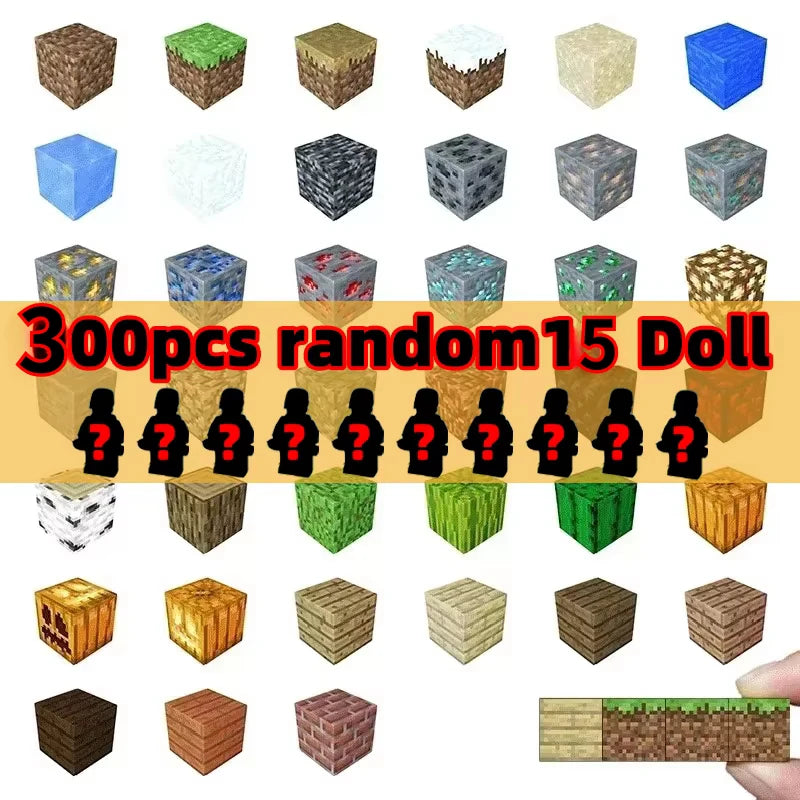 2025 Magnetic Building Blocks Mine World Magnet Cube Set for Boy Girl Kid Age 3+ DIY Model Children Stem STEM Sensory Toy Gift