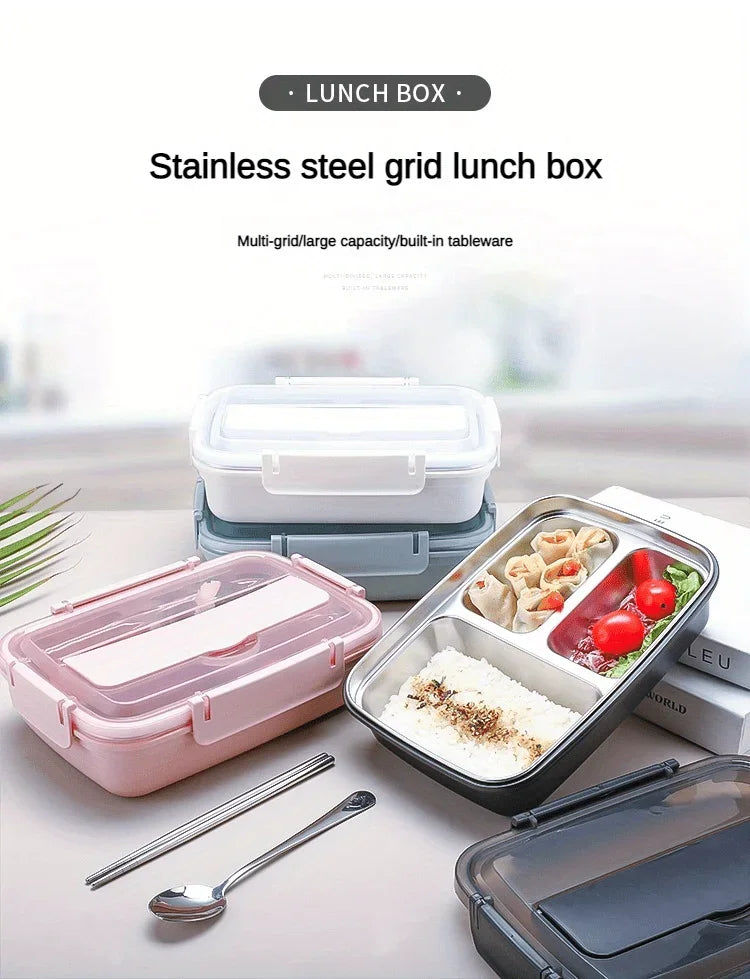 Easy-Clean Bento Container For Students & Office Workers