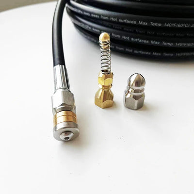 Pressure Washer Sewer Drain Water Cleaning Hose Car Washer Pipe Line Cleaning Kit Sewage Jet Hose For Lavor /  Sterwins / Vax