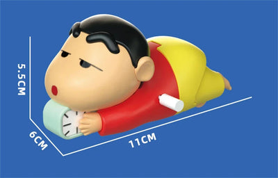 2025 New Wind-up Crawler Toy - Anime Boy Lazy Wake Up Model, Swing Alarm Clock & Qixi Gift Set