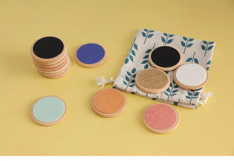 Children Montessori Sensory Toys Tactile Board Matching Game Tactile Classification Color Cognition Memory Training Kids Toys