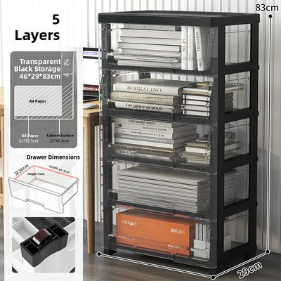 Desktop Organizer Box Ders Office Workstation File Cabinet