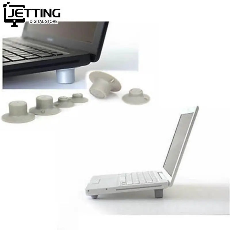 2Pcs Convenient Mini Big + 2Pcs Small Notebook Laptop Cooling Pads Skidproof Pad Cooler Stand