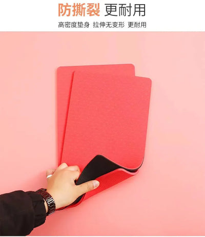 Yoga Mat Non-slip Sports TPE Fitness Mat 33cm Length Comfortable Rubber Mat Suitable for Sports Yoga and Pilates Gymnastics