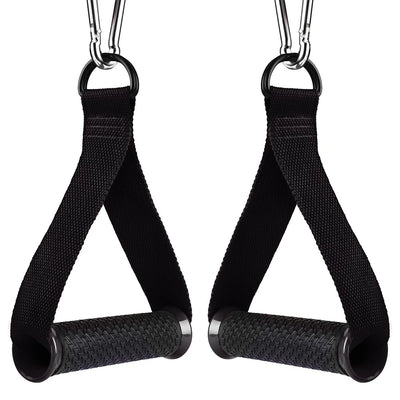 Heavy Duty Exercise Handles Cable Attachment Gym Resistance Bands Handles Anti-slip Grip Pilates Yoga Strength Trainer Workout