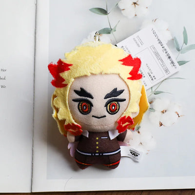 New 10cm Anime Demon Slayer Tomioka Giyu Kamado Tanjirou Kamado Nezuko Agatsuma Zenitsu Shinazugawa Genya Plush Toy Doll Gift