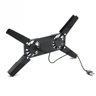Laptop Cooling Pad Air-cooling Laptop Cooler USB Powered Cooling Dock Bracket 2 Fan for Notepad Universal 7 15" 1 Notebook Stand