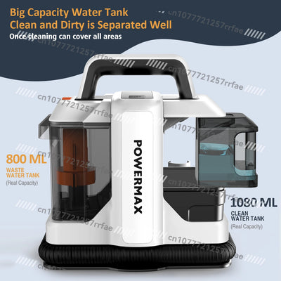 Portable Wet and Dry Vacuum Sofa Carpet Cleaner Household Fabric Washing Interior Overflow Point Cleaner