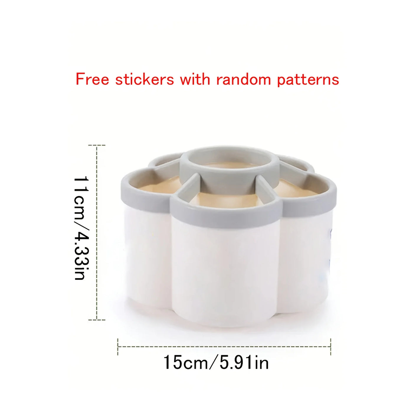 360-Degree Rotating Desktop Organizer Storage Box