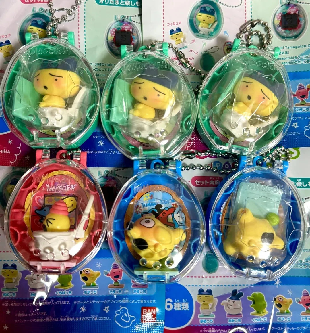 Bandai Tamagotchi Spare Time Series2  Pooptime Pendant  Bean Mr.Koigari Doll Box Toy Collectible Anime Game Figurine