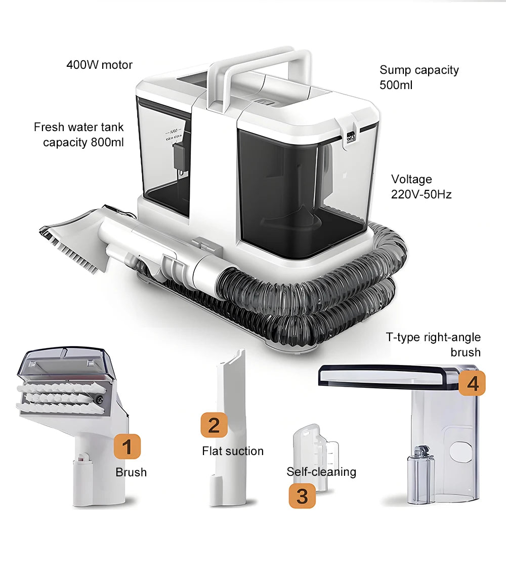 All-in-One Household Carpet Curtain Vacuum Cleaner Multifunctional Fabric Cleaning Machine Sofa Vacuuming Wash Machine