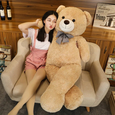 130cm Huge Size Teddy Bear With Bow-knot Giant